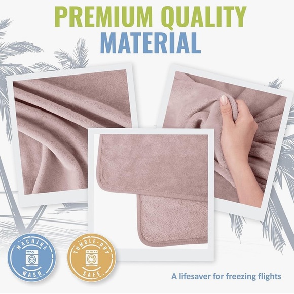 Blue Travel Blanket/Pillow - Picture 5 of 8